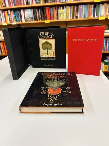 Various - Lotto di 3 Fac-simili di Erbari Antichi, medicina, Antiek en Kunst, Antiek | Boeken en Bijbels