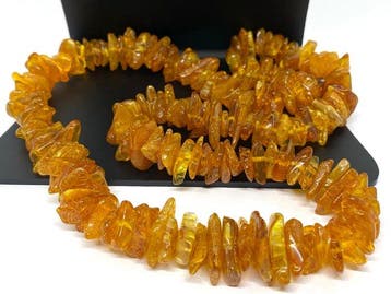 Captured Sunshine – Baltische amberketting 57 g - Honey