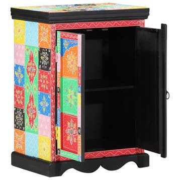 vidaXL Wandtafel met plank met opslag Multikleur 50 x 30 x, Huis en Inrichting, Verzenden, Nieuw, Overige houtsoorten, Minder dan 50 cm