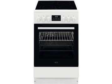 AEG CCB5440CBW - Vrijstaand elektrisch fornuis - Keramisch -, Verzenden, Zo goed als nieuw