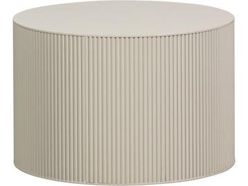 Veiling - WOOOD Sanne Bijzettafel - Antique Beige, Huis en Inrichting, Gebruikt