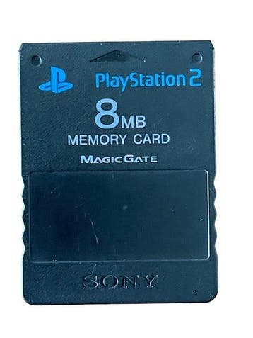 Playstation 2 Memory Card 8MB Zwart Origineel (PS2), Spelcomputers en Games, Verzenden, Nieuw
