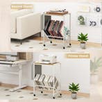 LIVSK Platenspelerstandaard met Tijdschriftenhouder - Rolbaa, Verzenden, Nieuw