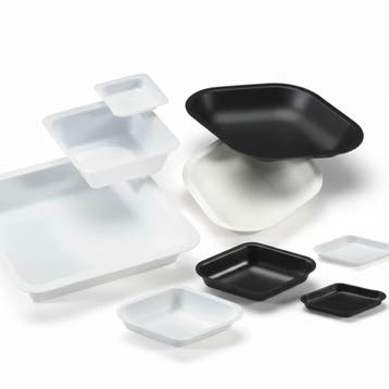 Weegbakjes     100 ml Wit  50 stuks, Ophalen of Verzenden, Nieuw