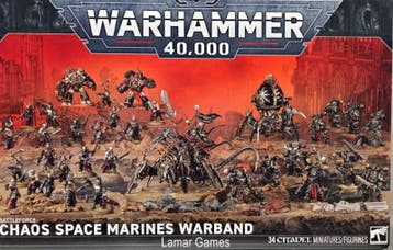 Battleforce Chaos Space Marines Warband (Warhammer nieuw), Hobby en Vrije tijd, Ophalen of Verzenden, Nieuw