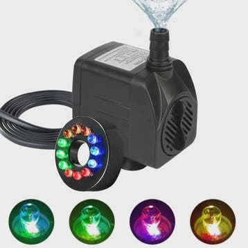Waterdichte Dompelpomp Fontein met 12 LED Verlichting voor A, Verzenden, Nieuw