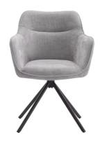 2dekans | Criks Design Preston Draaibare Eetkamerstoel -, Ophalen of Verzenden, Zo goed als nieuw, Zwart