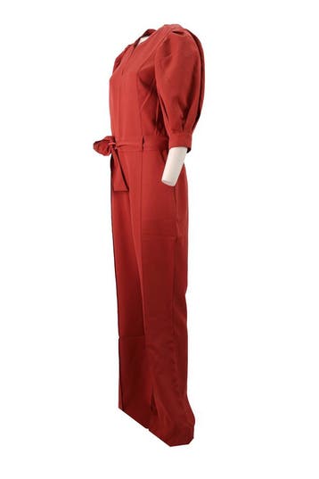 AAIKO Jumpsuit in maat S Rood, AAIKO, Verzenden, Zo goed als nieuw, Rood