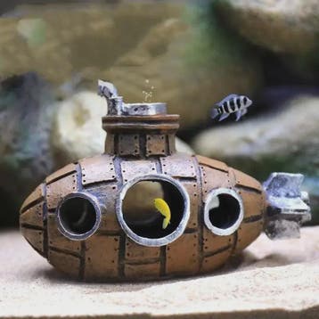 Decoratieve Onderzeeër voor Aquarium - Schuilplaats voor Vis, Verzenden, Nieuw