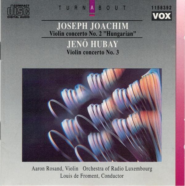 cd - Joseph Joachim - Violin Concertos, Cd's en Dvd's, Cd's | Klassiek, Zo goed als nieuw, Verzenden