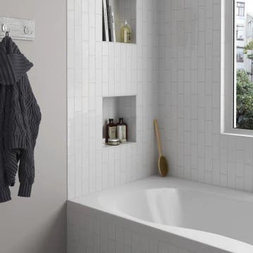 Wandtegel Equipe Cerámicas Country Blanco Wit Glans 6,5x20, Nieuw, 20 tot 40 cm, 10 m² of meer, Wandtegels