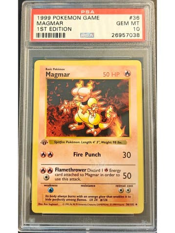 Magmar (BS 36) PSA 10, Ophalen of Verzenden, Nieuw