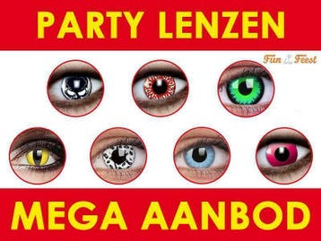 Mega aanbod Partylenzen - Funlenzen - Kleurlenzen, Ophalen of Verzenden, Nieuw, Overige typen