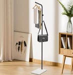 Metalen kapstok met plank en 4 haken – ruimtebesparend, Verzenden, Nieuw