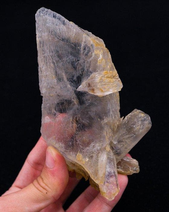 floater gips variëteit seleniet ZELDZAME VINDPLAATS, Verzamelen, Mineralen en Fossielen