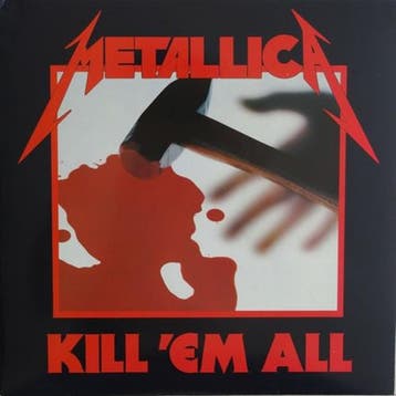 Metallica - Kill Em All (LP, 1983), Cd's en Dvd's, Ophalen of Verzenden, Gebruikt