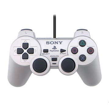 Sony Playstation 2 DualShock 2 Controller - Zilver, Verzenden, Zo goed als nieuw