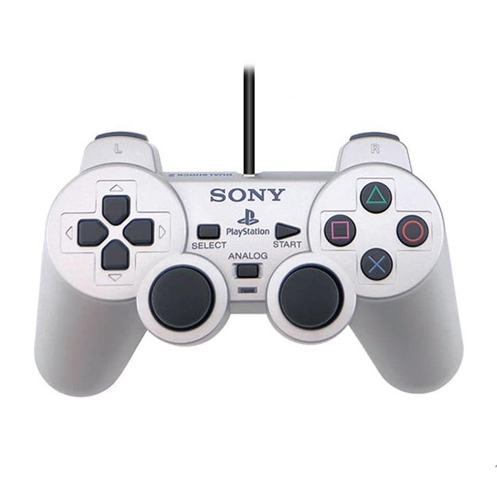 Sony Playstation 2 DualShock 2 Controller - Zilver, Spelcomputers en Games, Spelcomputers | Sony PlayStation Consoles | Accessoires