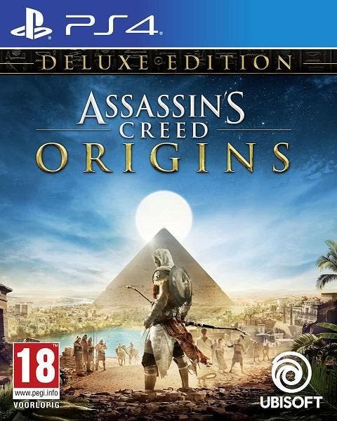 Assassins Creed: Origins - Deluxe Edition PS4 Met garantie!, Spelcomputers en Games, Games | Sony PlayStation 4, 1 speler, Zo goed als nieuw