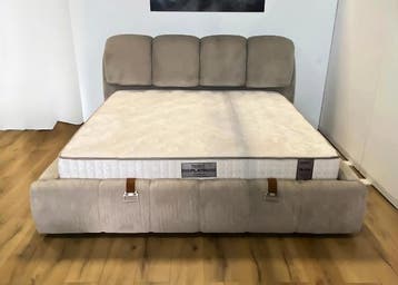 Nieuw !Boxspring Platin: Ultieme Comfort en Modern Design, Verzenden, Beige, 180 cm, 200 cm