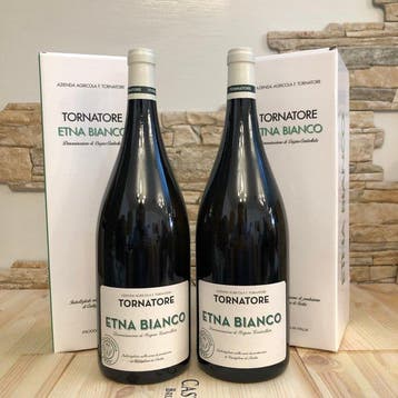 2025 Tornatore, Etna Bianco - Sicilië DOC - 2 Magnums (1.5L), Verzamelen, Nieuw