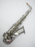Gebruikte Altsax Yamaha YAS62 Mat verzilverd Gereviseerd, Ophalen of Verzenden, Gebruikt