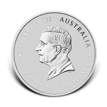 Zilveren Lunar III munt - Year of the Goat 2027 2 troy ounce, Verzenden