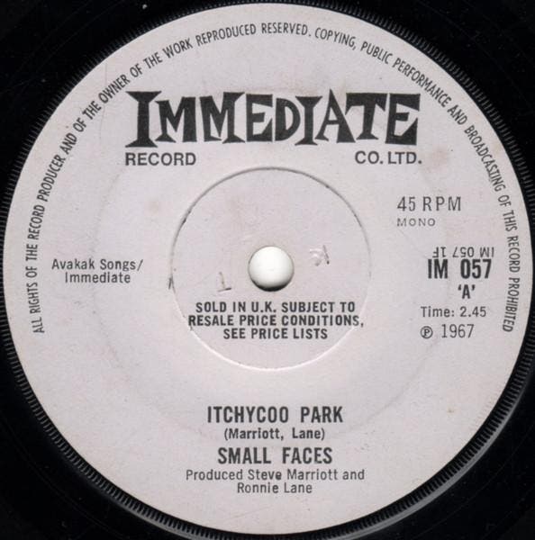 Small Faces - Itchycoo Park, Cd's en Dvd's, Vinyl | Pop, Gebruikt, Ophalen of Verzenden