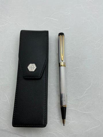 Waterman - Lederen etui en Man 100 Sterling Silver - Zonder, Nieuw