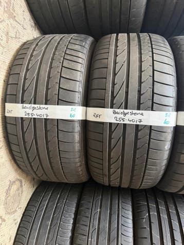 255-40-17 Bridgestone Zomerbanden 5.5mm RUNFLAT 255 40 17, Ophalen, Gebruikt, 255 mm, 17 inch