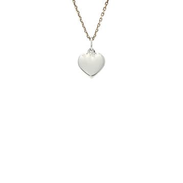 Witgouden hart hanger 14 karaat *nieuw, Sieraden, Tassen en Uiterlijk, Kettinghangers, Verzenden, Zo goed als nieuw, Goud