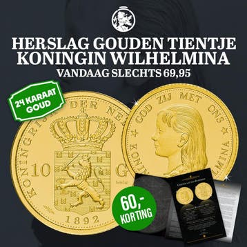 Allereerste Gouden tientje ooit uit 1892 nu € 69,95, Goud, Nederland