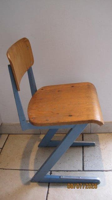 Schoolstoel - Z-stoel - Staal-hout-aluminium - Z-Frame