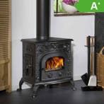 Sierlijke Gietijzeren Houtkachel Eros, Ophalen of Verzenden, Vrijstaand, Hout, Nieuw