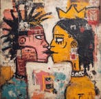 Eric Brumette - KISS ME LIKE BASQUIAT 14 - Toile L
