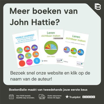 Leren zichtbaar maken - John Hattie 9789461181978, Verzenden, Gelezen, John Hattie