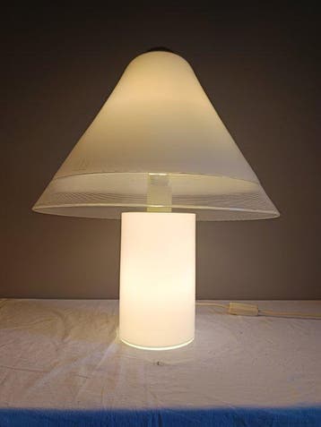 Attr. iTre - Tafellamp - champignon - Muranoglas, Antiek en Kunst