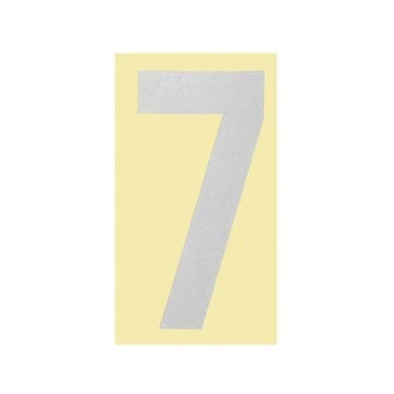 Huisnummer 7 Sticker - Pakketbrievenbus, Verzenden, Nieuw