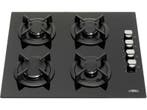 Everglades - Gas Kookplaat - Zwart, Verzenden, Nieuw, Gas, 4 kookzones