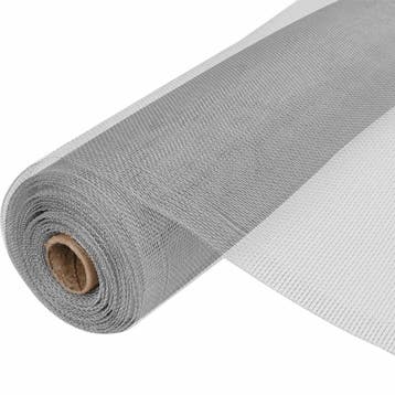 vidaXL Gaas 100x1000 cm aluminium zilverkleurig, Tuin en Terras, Schuttingen, Verzenden, Nieuw, Aluminium, 1 tot 2 meter