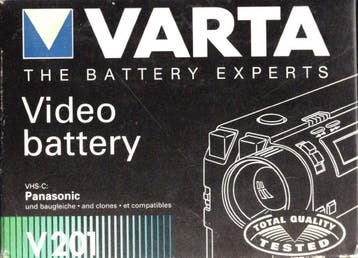 VARTA V201 Camcorder Accu – 4,8V NiMH (1600mAh), Verzenden, Nieuw