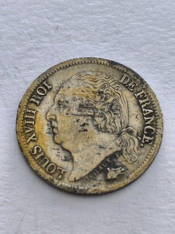 Frankrijk. Louis XVIII. 1/2 Franc 1817-A, Paris (Zonder