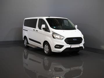 Ford Transit Custom Tourneo 2.0 TDCI €28.352,- incl. BTW/BPM, Stof, Gebruikt, Wit, Ford