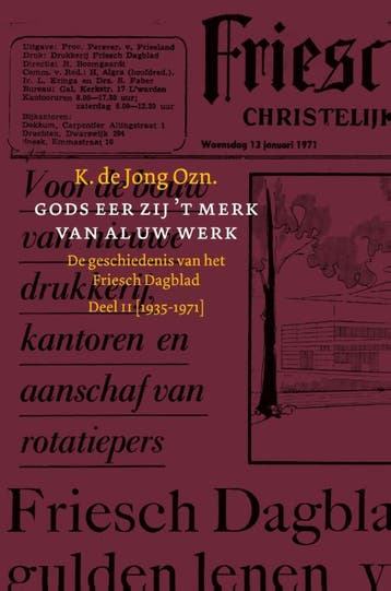 Gods eer zij ’t merk van al uw werk - K. de Jong Ozn., Verzenden, Gelezen, K. de Jong Ozn.