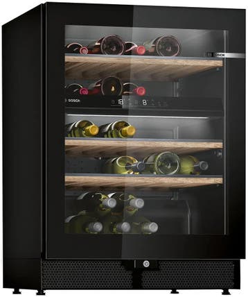 BOSCH KWK16ABGB Wijnkoelkast, Witgoed en Apparatuur, Koelkasten en IJskasten, Zonder vriesvak, 60 cm of meer, 100 tot 150 liter