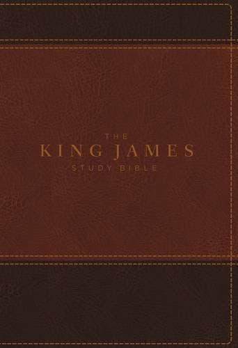 KJV, The King James Study Bible, Leathersoft, Brown, Red, Boeken, Verzenden, Nieuw