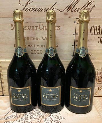 Deutz, Brut Classic - Champagne - 3 Magnums (1.5L), Nieuw