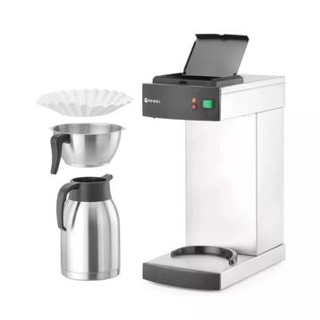 HENDI Filter koffiezetapparaat – 2L – RVS – Veiligheid, Ophalen of Verzenden, Nieuw