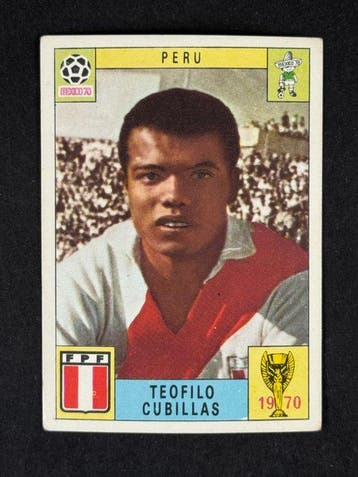 1970 Panini Mexico 70 World Cup, - Peru: Teofilo Cubillas -, Nieuw