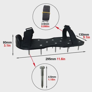 Beluchtingsschoenen met Spikes - Voor Tuinonderhoud en Beton, Verzenden, Nieuw